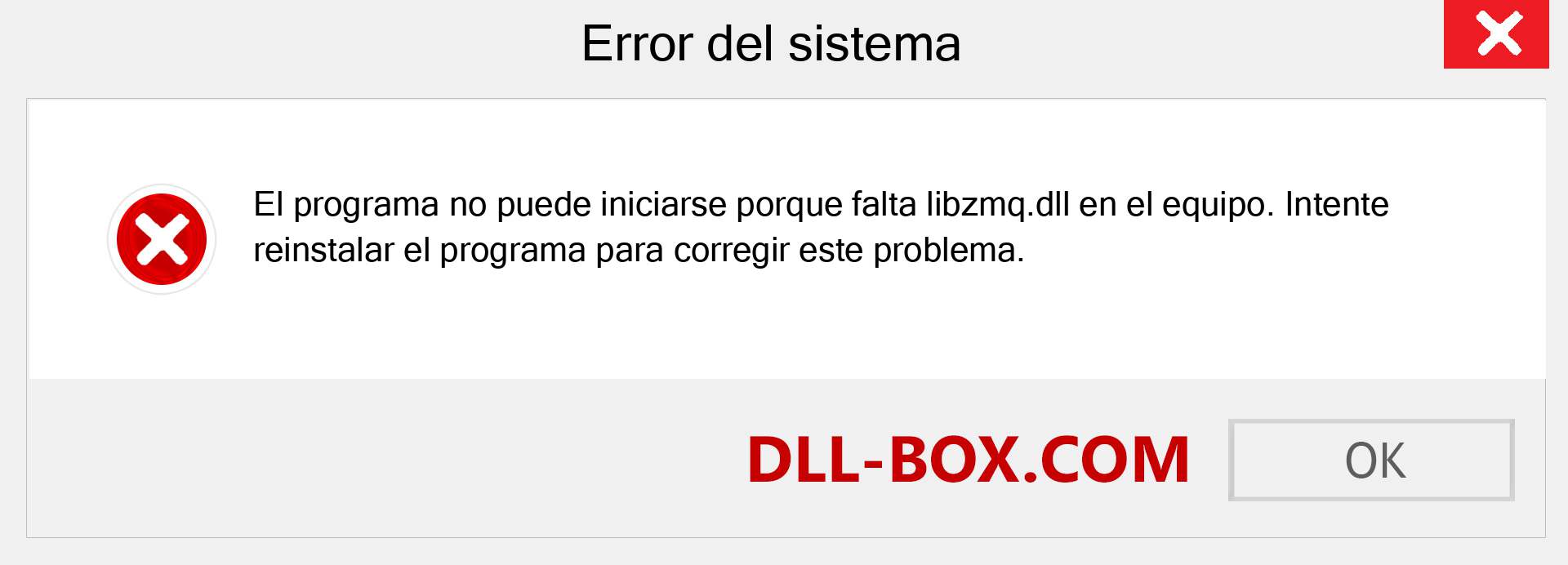 ¿Falta el archivo libzmq.dll ?. Descargar para Windows 7, 8, 10 - Corregir libzmq dll Missing Error en Windows, fotos, imágenes