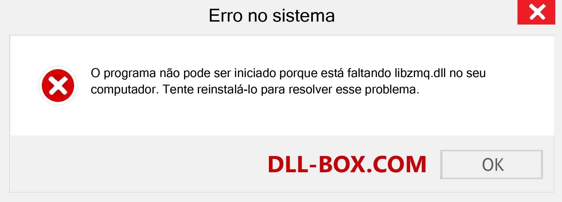 Arquivo libzmq.dll ausente ?. Download para Windows 7, 8, 10 - Correção de erro ausente libzmq dll no Windows, fotos, imagens